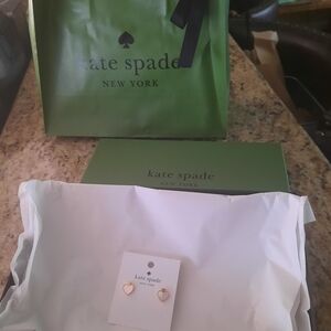 Kate Spade Gold Heart Earrings